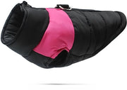 Giubbotto per cani, abbigliamento per autunno e inverno, giubbotto per cani caldo e spesso, giubbotto impermeabile per cani, abbigliamento per animali domestici, rosa, taglia XL