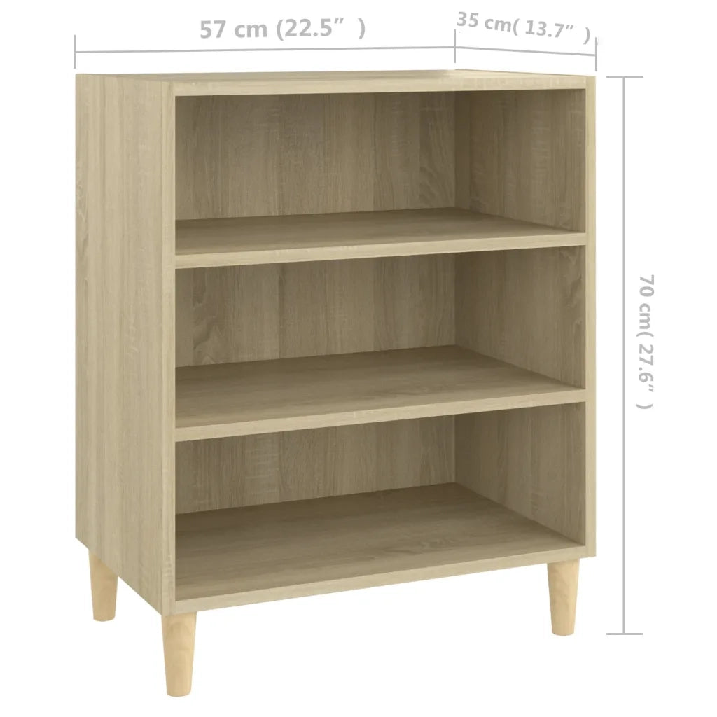 Credenza Rovere Sonoma 57x35x70 cm in Legno Multistrato 806052