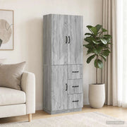 Set di armadi 2 pz Sonoma grigio Legno ingegnerizzato 3416823