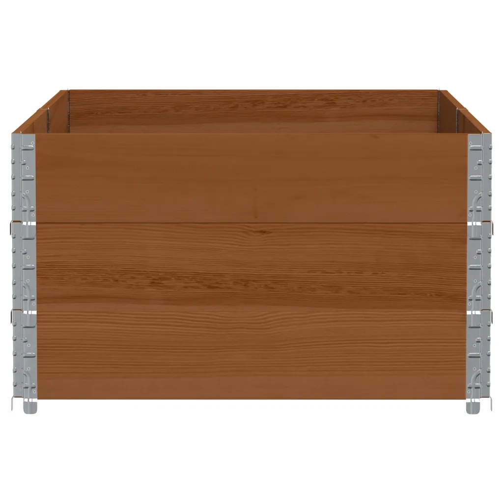 Fioriera da Giardino Marrone 150x100 cm Legno Massello di Pino 3295442