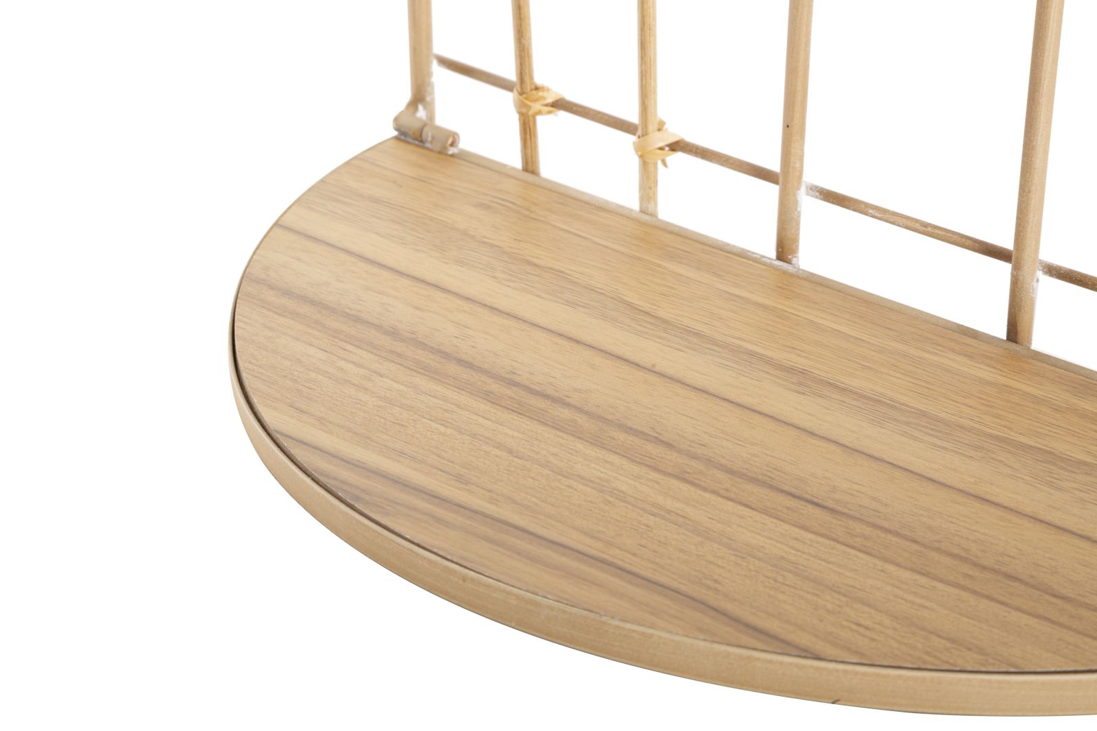 Mensola Doppia Arch 34,5x18x45,5 cm in Rattan