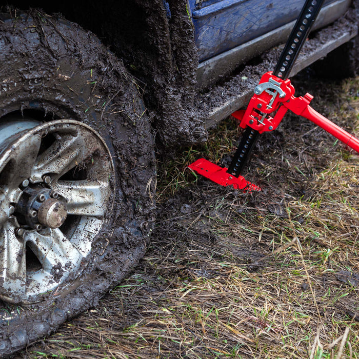 Binda per fuoristrada e quad, cric di sollevamento, portata max 3000 kg, altezza di sollevamento max 105 cm