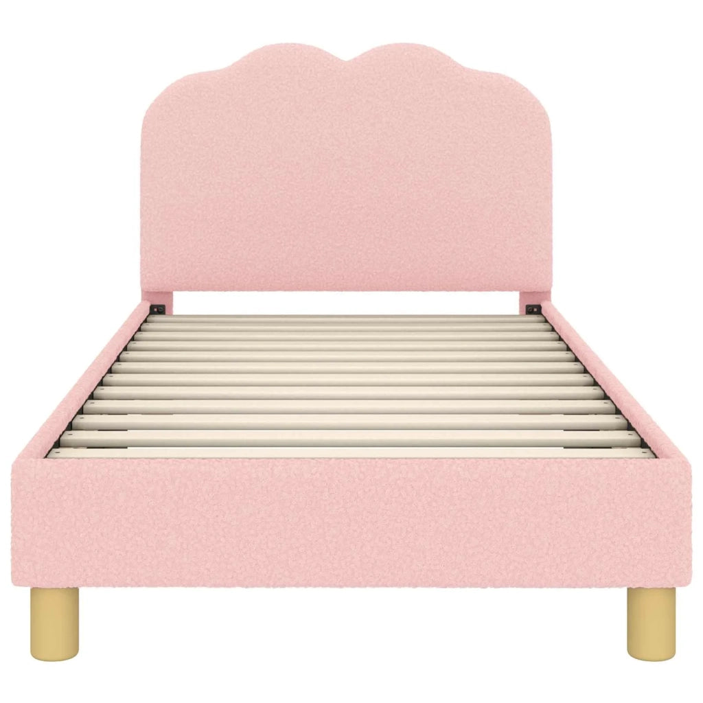 Struttura letto bambini con testata Rosa 80 x 160 cm 42010968