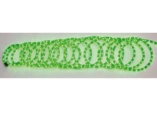 TUBO LUMINOSO CON GIOCHI LUCE VERDE  mt.6 con 216 luci    I RE MAGI