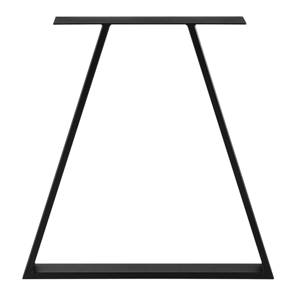 Set di 2 gambe triangolari in acciaio per tavolo 72 x 55 x 6 cm 03_0008088