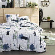 Completo letto matrimoniale - TODAY - Sunshine 16.2 - 220 x 240 cm - 100% Cotone stampato