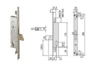1pz serratura triplice infilare montanti persiane senza scrocco 46820 cod:ferx.fer244152