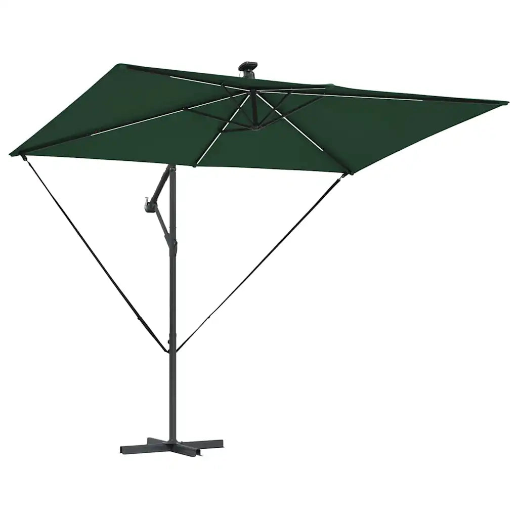 Ombrellone Verde 294 x 200 x 270 cm Poliestere e Alluminio 42003392