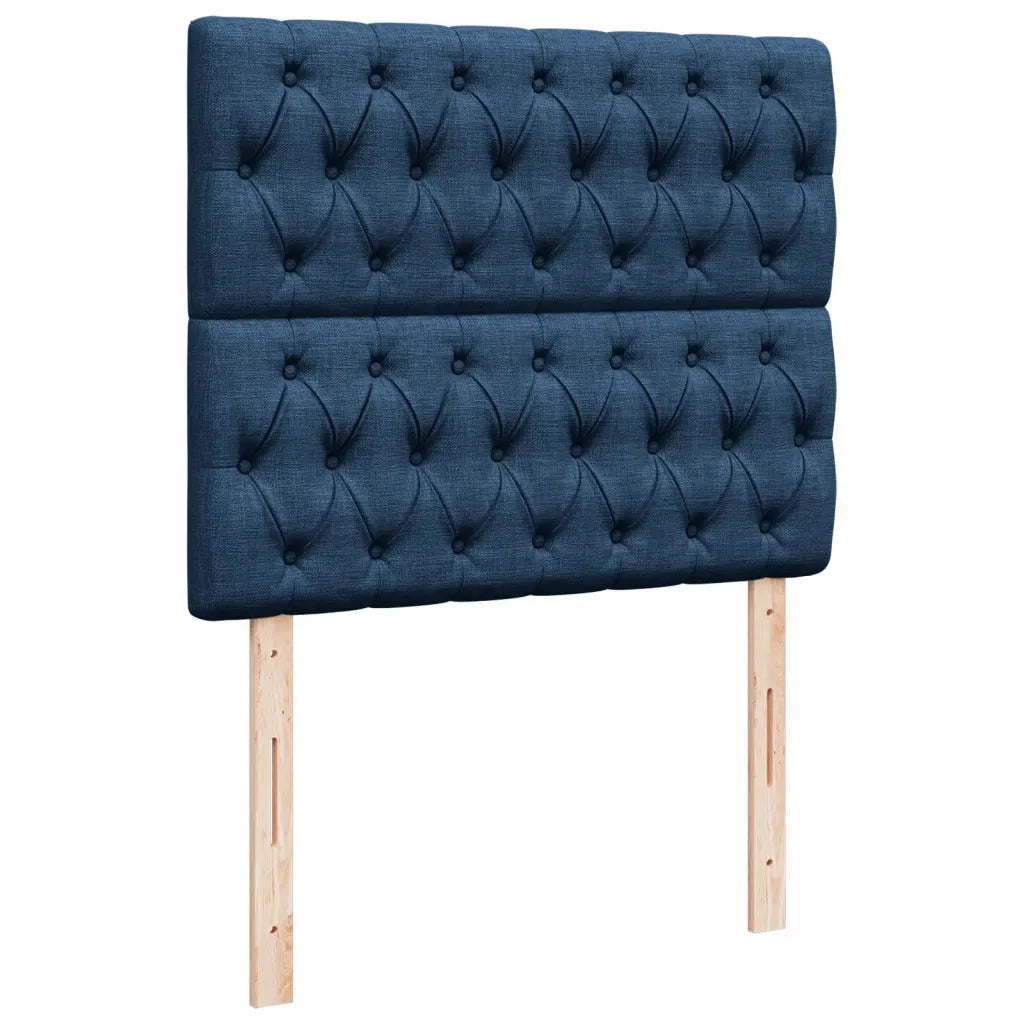 Giroletto a Molle con Materasso Blu 120x200 cm in Tessuto 3292768