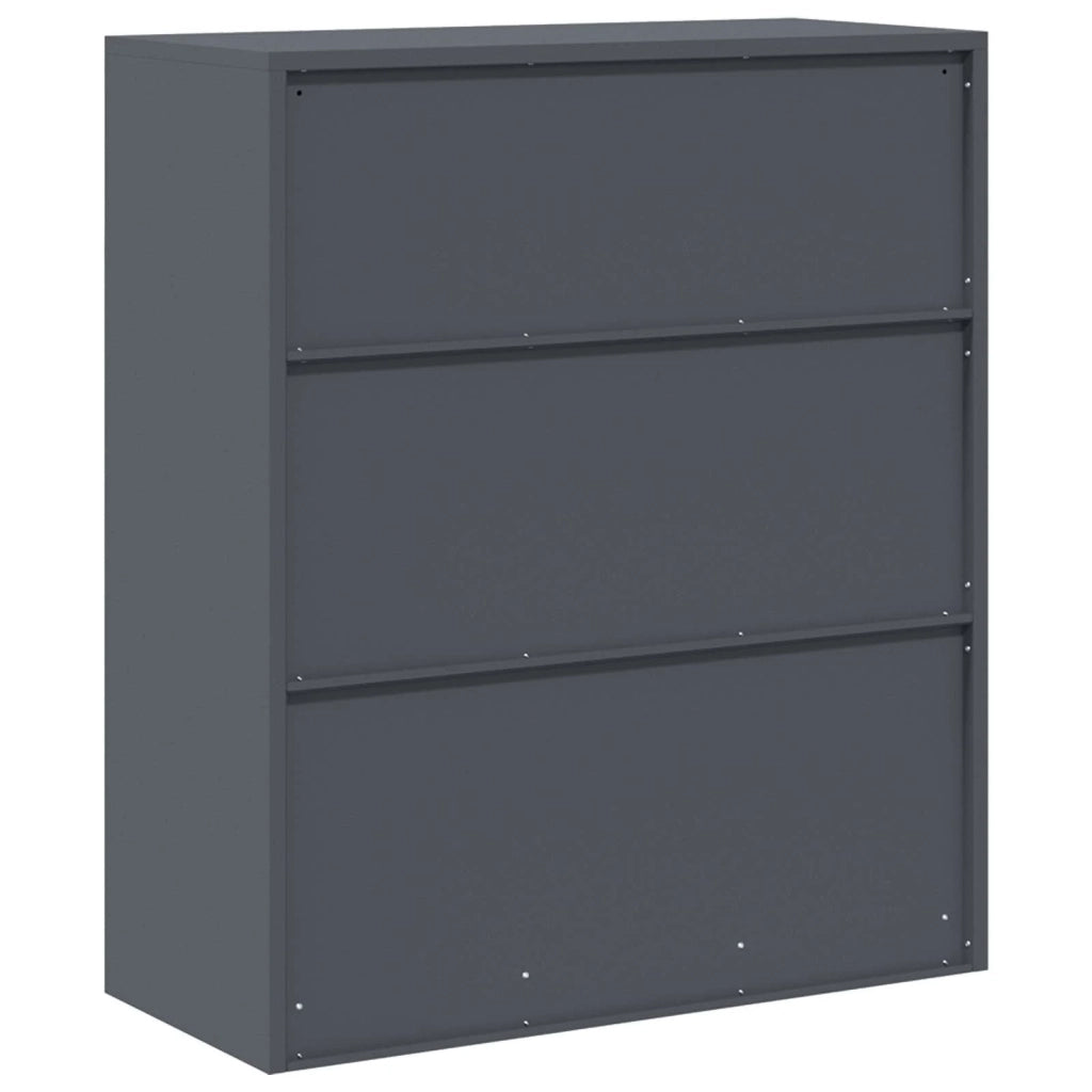 Armadio Antracite 90 x 40 x 105 cm Acciaio