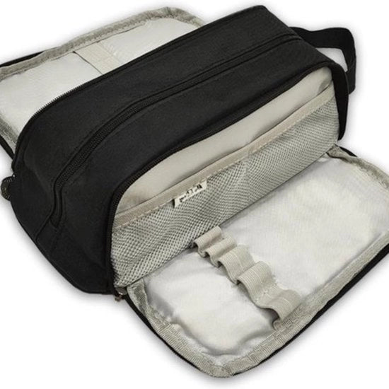 Etui Nero - Grande Custodia con 3 Cassettoni per Pennarelli - Ufficio e Scuola - Adolescenti e Adulti custodia per pennarelli