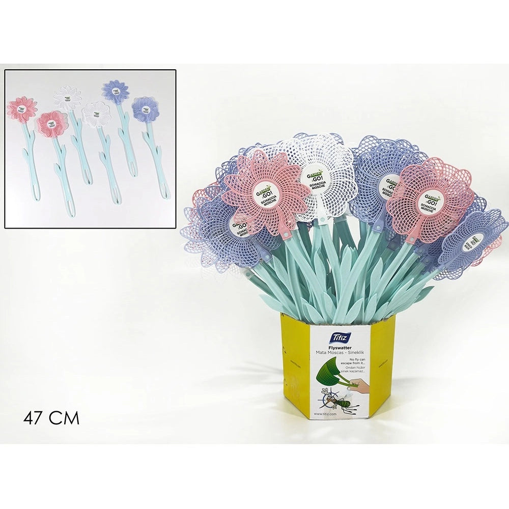 SCACCIA INSETTI A FIORE IN 3 COLORI