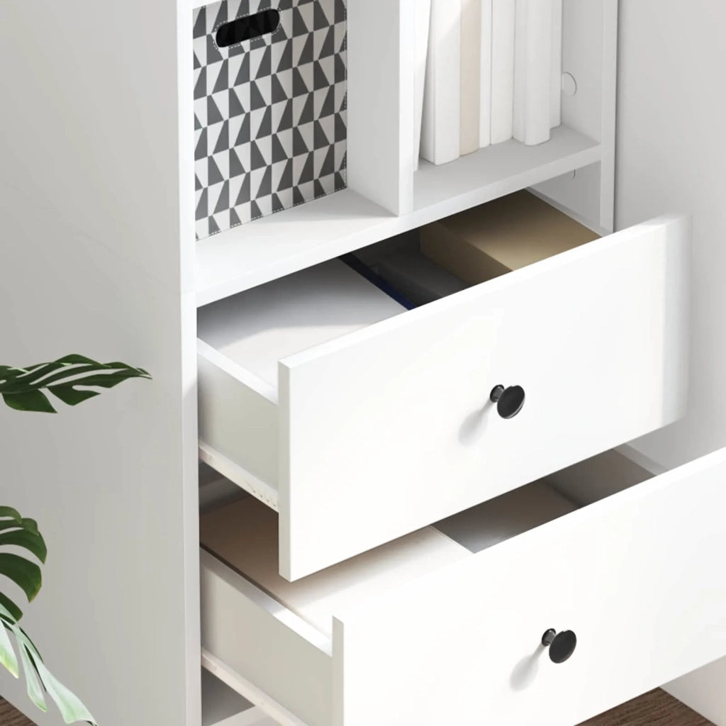 Credenza con cassetto Bianco 45,5 x 34 x 127 cm 869362