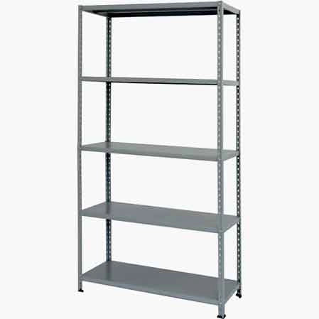 SCAFFALE COMPONIBILE IN KIT 'PESANTE' 100x40 cm - angolari esterni 2 mt - PRO. METAL