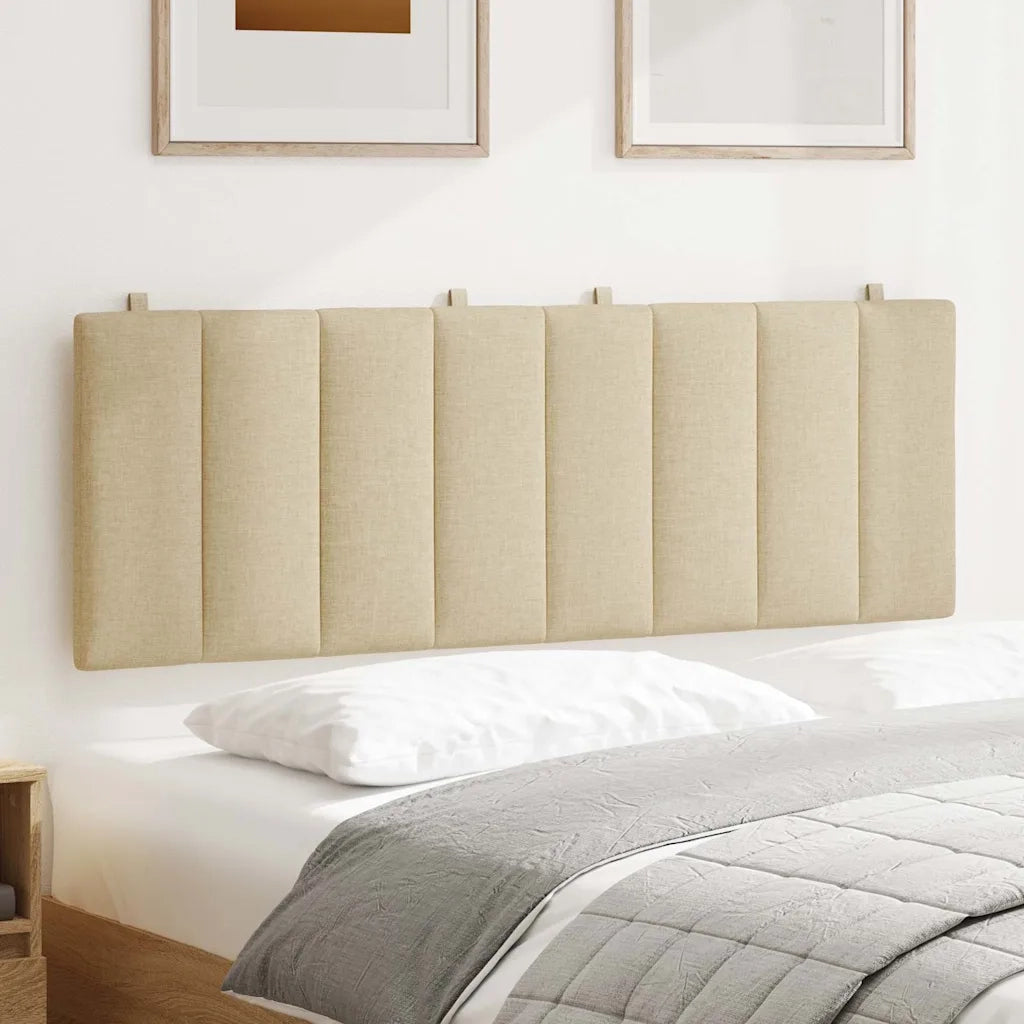 Cuscino Testiera Hanko Crema 120 cm in Tessuto 4019161