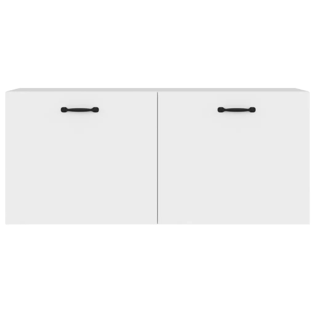 Armadietto a Muro Bianco 80x35x36,5 cm in Legno Multistrato cod mxl 33363