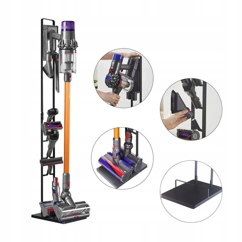 Supporto per Stazione di Ricarica Aspirapolvere compatibile con Dyson V15 V12 V11 V10 V8 V7 V6 – Struttura in Metallo