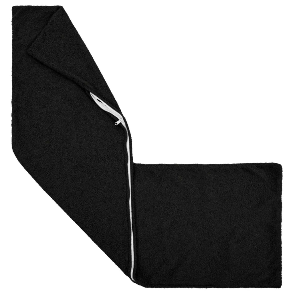 Federa 2 pcs HEERLEN Nero 40 x 145 cm Bouclé 908916
