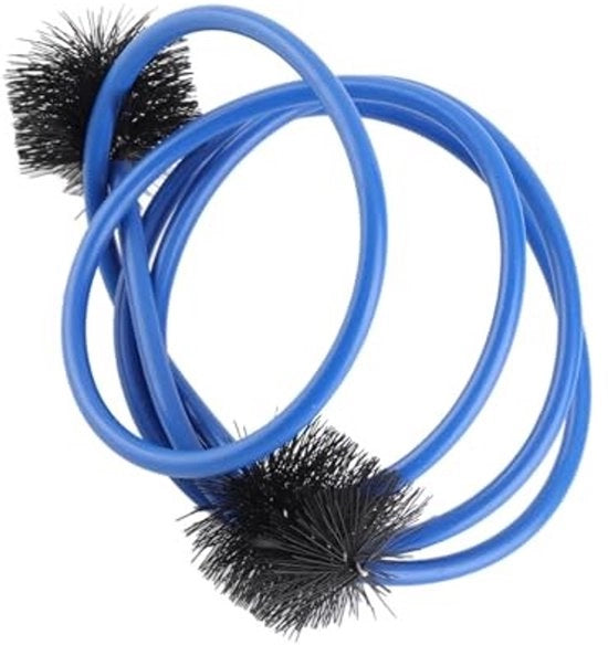 Set di pulizia per tromba 3 pezzi - Setole a forma di cono/palla - Setola flessibile tubo - Manubrio in plastica/metallo - Accessorio di manutenzione - Set di manutenzione per tromba