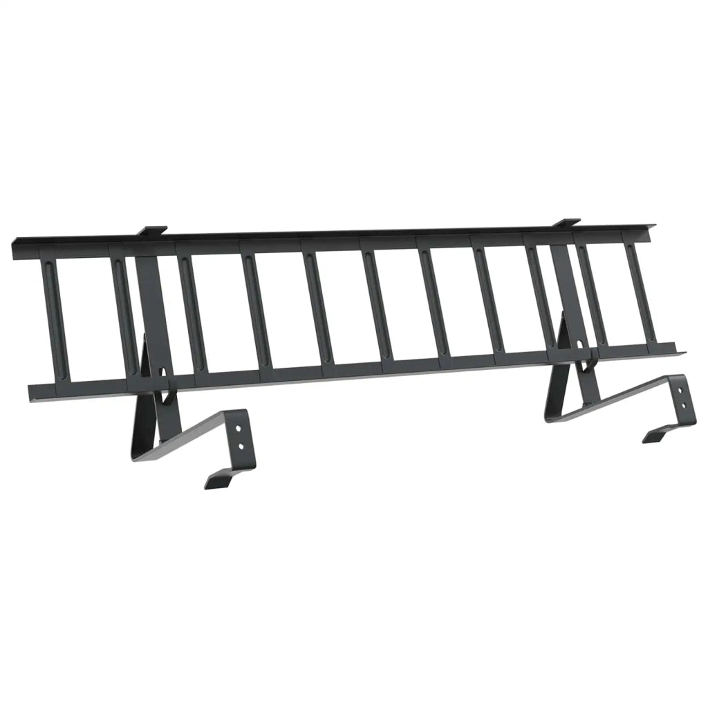 Guardia per neve sul tetto Nero 100 x 29,5 x 34,5 cm Acciaio