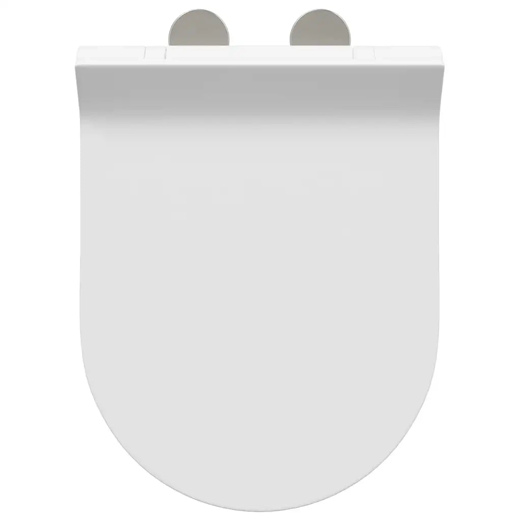 Sedile del WC Regolabile Bianco 50 x 36,5 x 5 cm Polipropilene 42015817