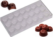 Polimero a carbonato 3D a forma di cioccolato per bonbons truffe dolci - Forma a cupola rotante - Sicuro per l'alimentazione BPA libero