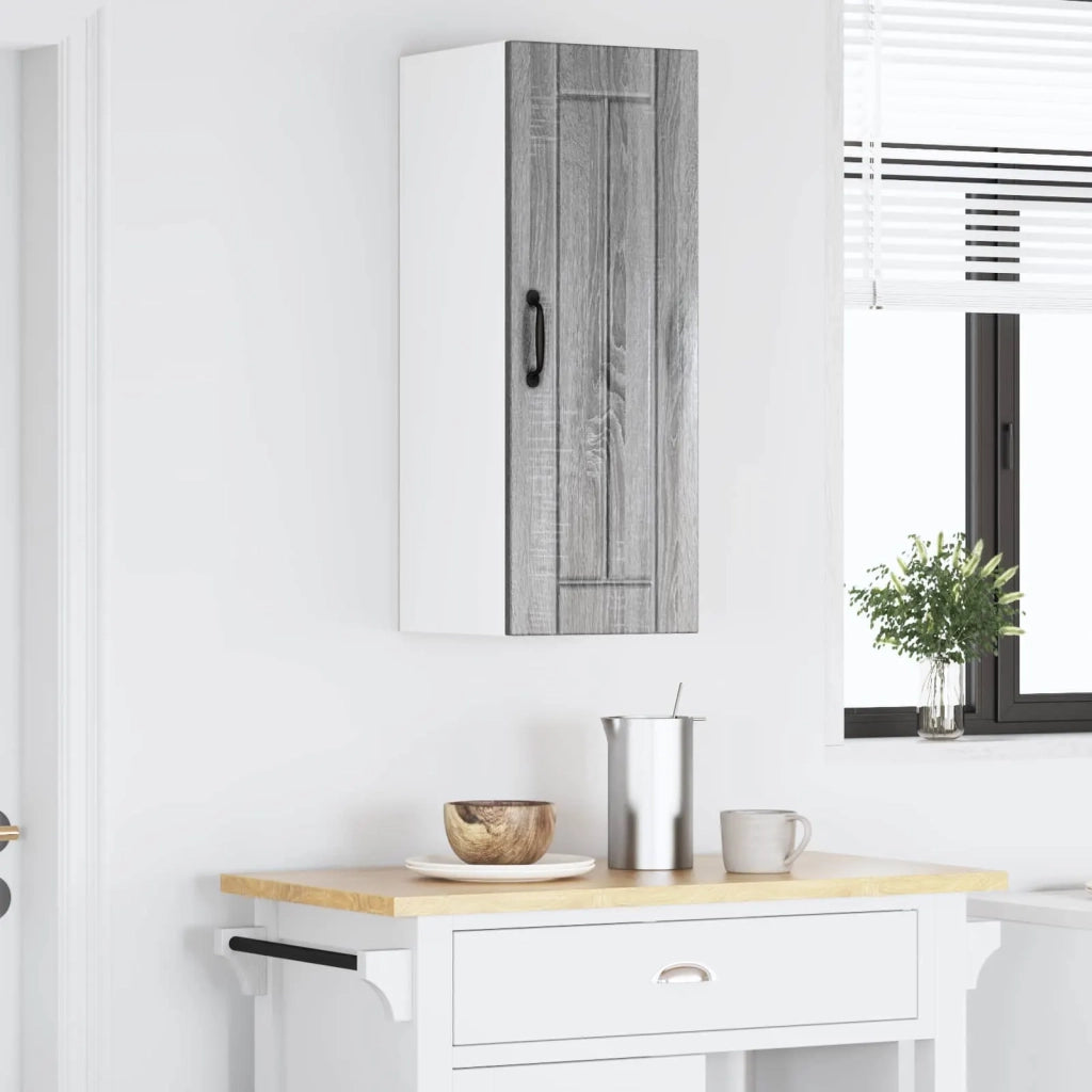 Pensile da cucina | Armadietto a muro LUCCA Grigio Sonoma 30 x 31 x 80 cm