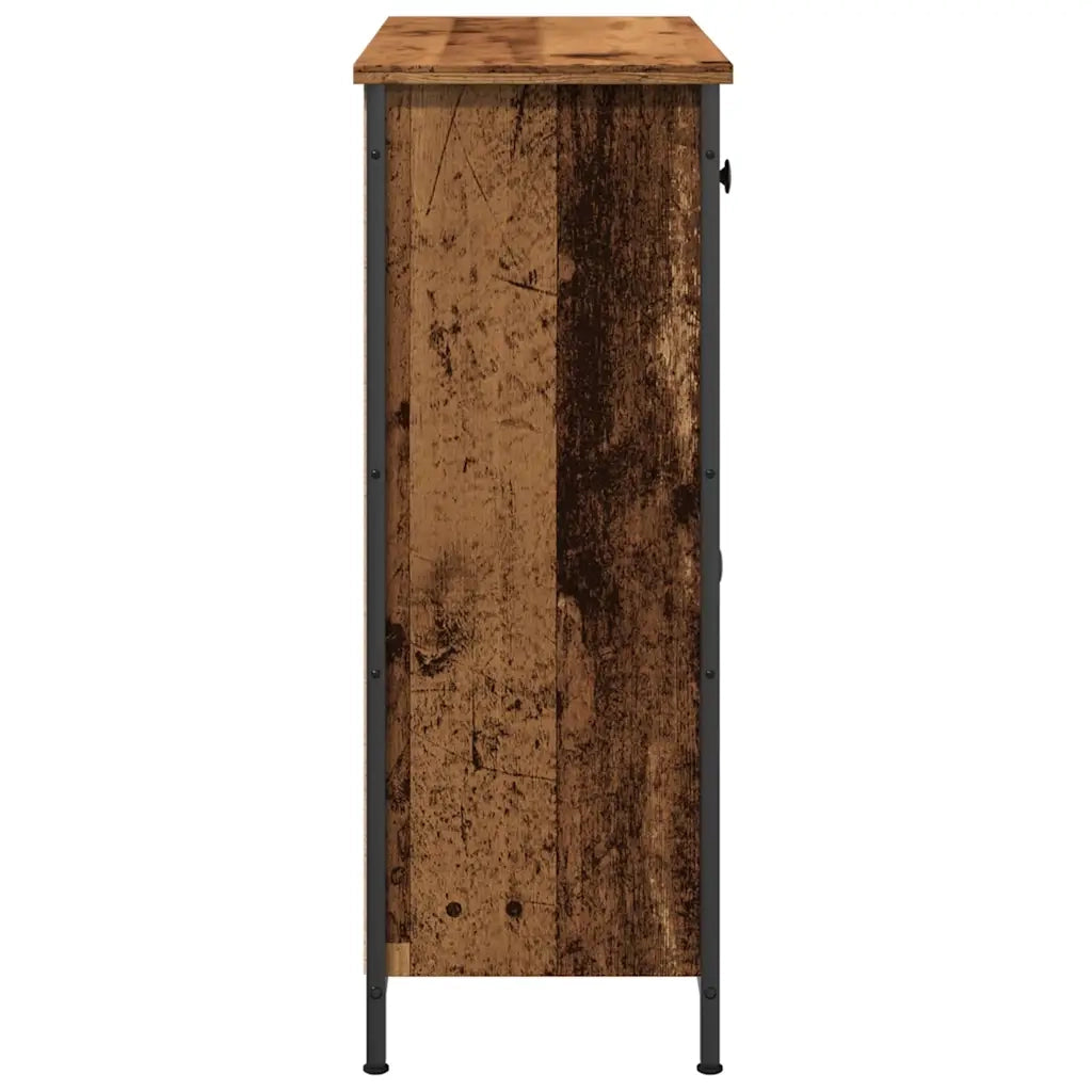 Credenza Legno Antico 70x30x80 cm in Legno Multistrato 857470