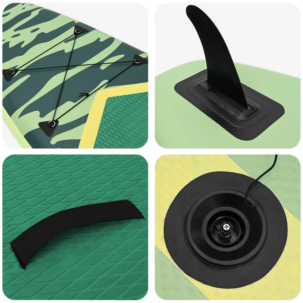 SUP gonfiabile con vela POSEIDON 330 x 76 x 15 cm Verde per 42039138