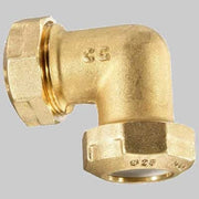 RACCORDO A GOMITO DOPPIO PE ANELLO RESINA  50 x 50     CG CAVALLETTO