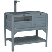 Recinto per Tartarughe con Scaffale Legno ¨C zephmum ¨C 103x84x51 cm