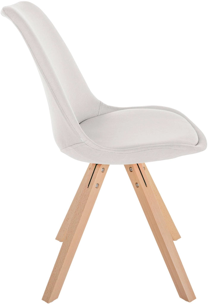 Sedia Sofia Tessuto crema,natura (quadrato)