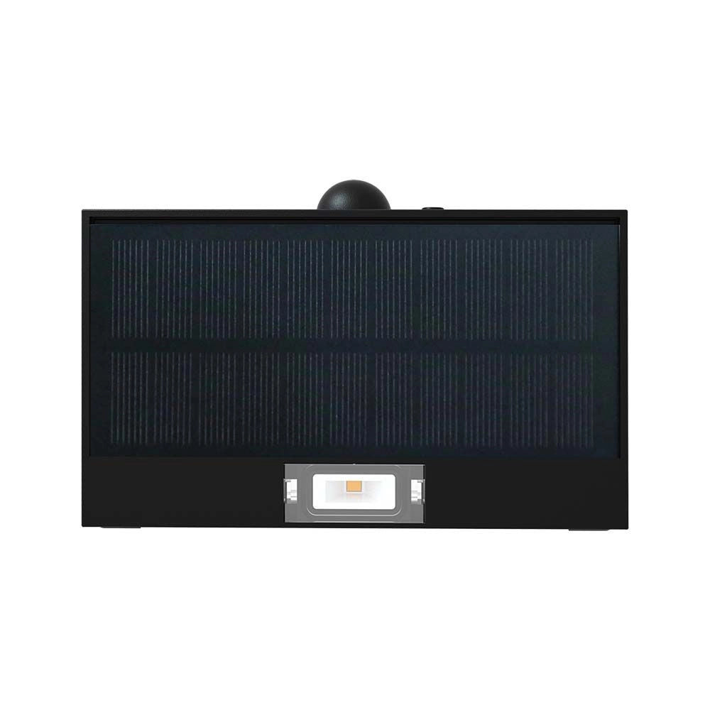 Applique solare V-TAC VT-403 3W CCT 350lm nera PIR IP65