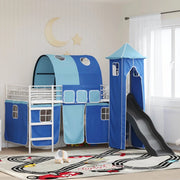 Struttura del letto loft per bambini Bianco e Blu 107 x 200 cm 42020905