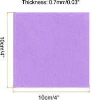 Velluto Acrilico Zavorrante - 42 Pezzi - 10,5 cm x 10 cm - Acrilico Tessuto - Non Tessuto - Duraturo e Resistente al Discolorimento - Velluto per Ricamo