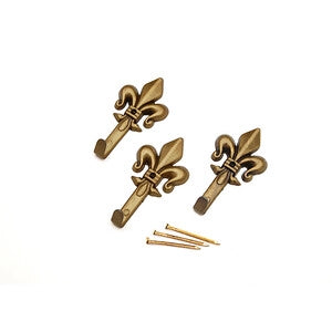 GANCIO P/QUADRO GIGLIO 47 MM BRONZO BL 3 PZ- DIESSE- 12,0 confezione