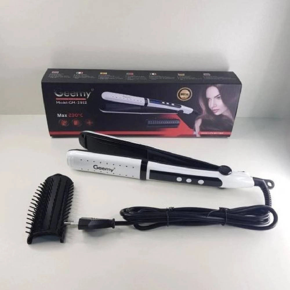 Trade Shop - Piastra Per Capelli Professionale 45w Schermo Led Controllo Temperatura Gm-2852 -