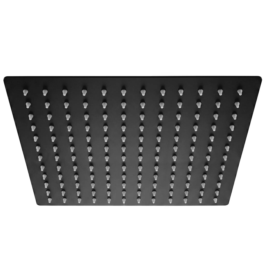 Soffione Doccia Quadrato Rea Js-p015b 30cm Black