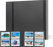 Album fotografico a 160 pagine - adatto per fotocamere istantanee - nero
