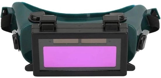 Protezione Oculare Automatica a Controllo Solare - Verduisteramento Automatico - Protezione Lavoro - Visiera Regolabile - Leggero e Comfortevole da Indossare - Protezione Laser