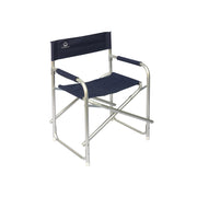 Set di 6 Sedie regista pieghevoli MOIA in alluminio blu