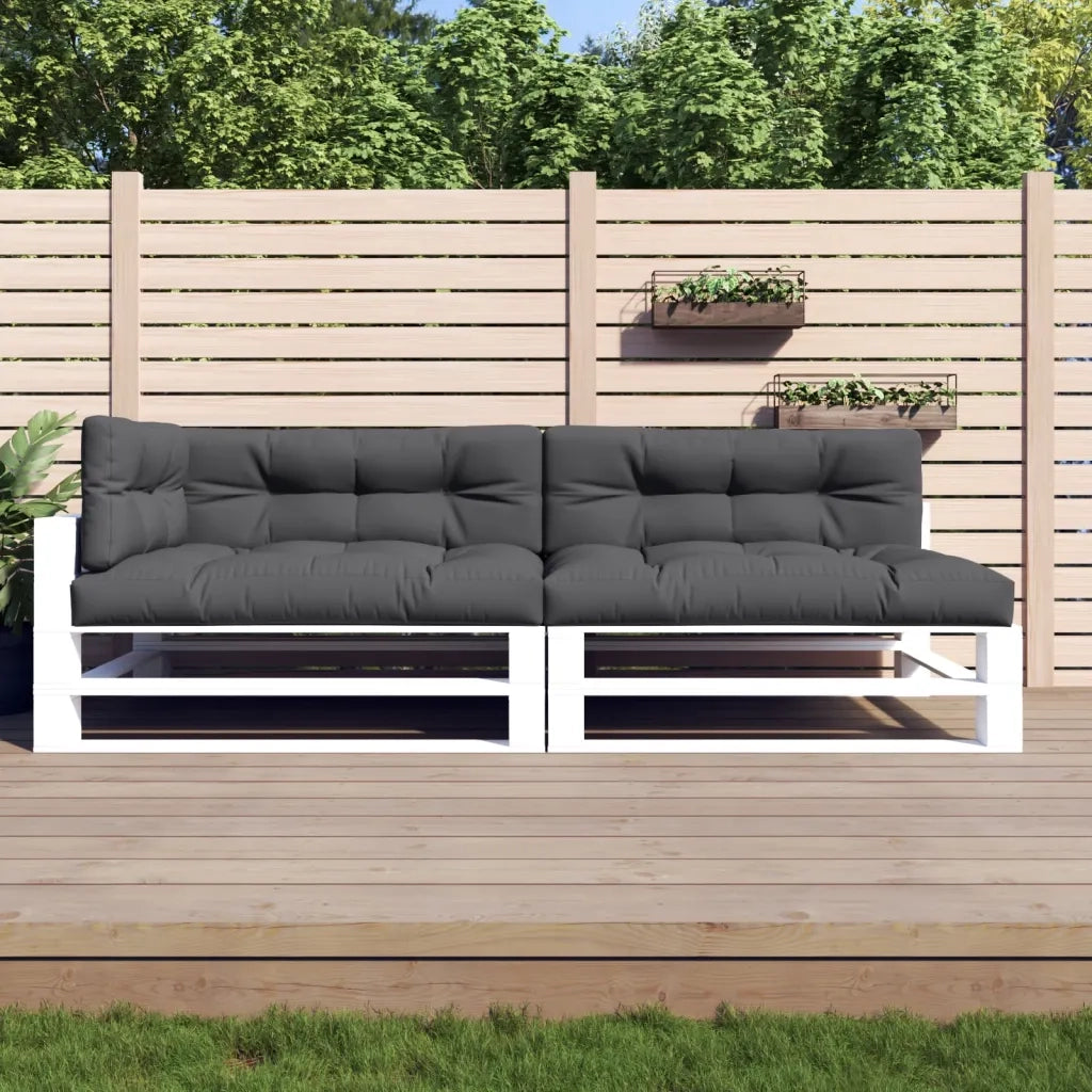 Cuscini per Pallet 5 pz | Cuscini per sedie Antracite in Tessuto