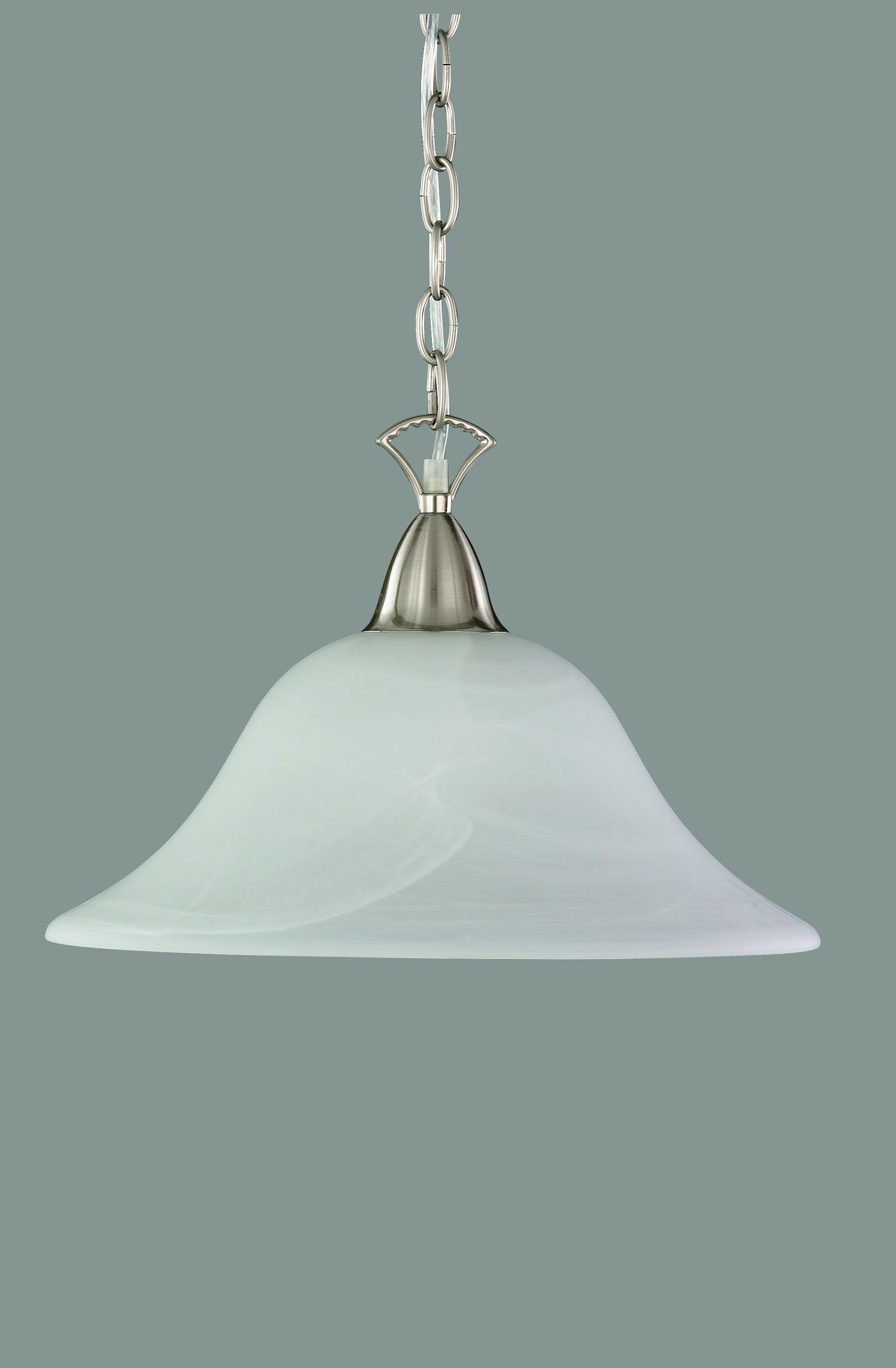 Lampada a Sospensione da Interno  E27 in Metallo Nickel Opaco