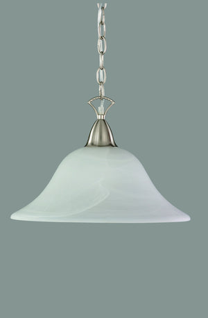 Lampada a Sospensione da Interno  E27 in Metallo Nickel Opaco