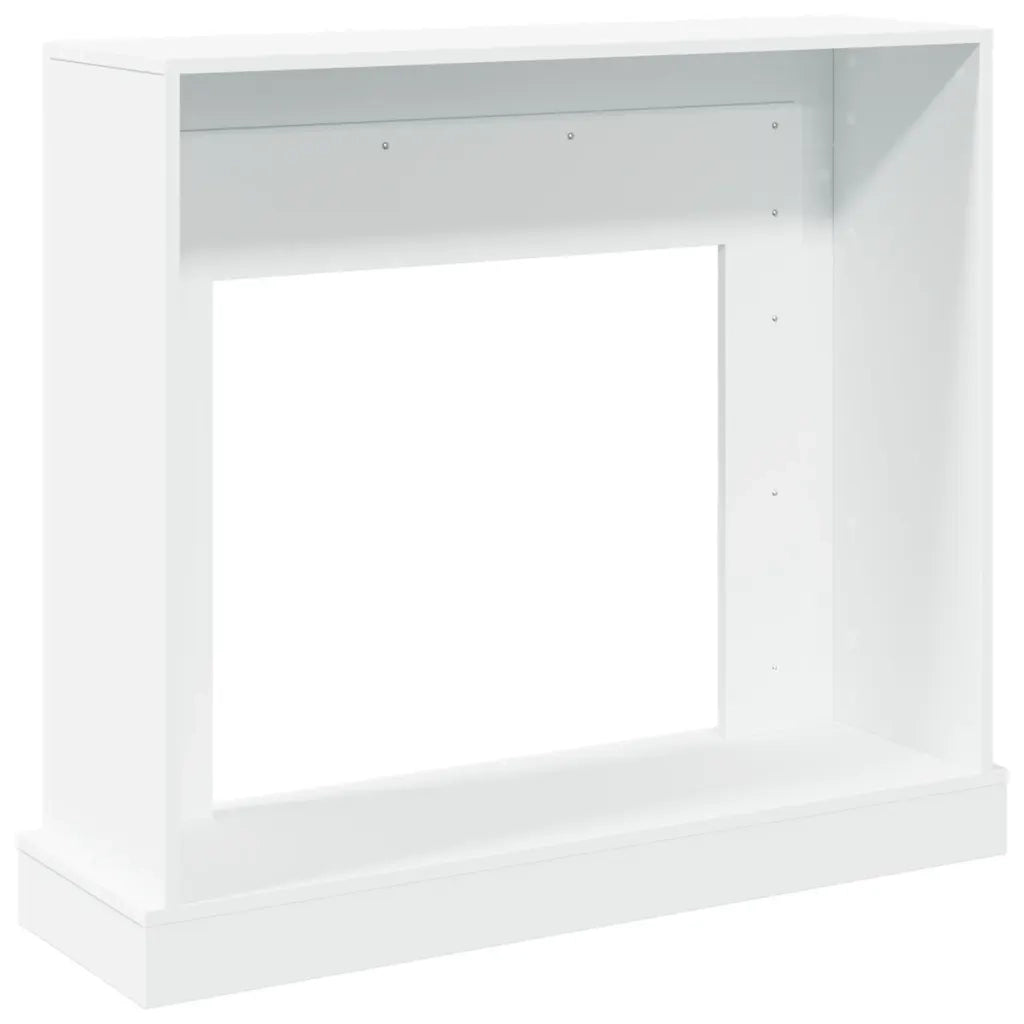 Cornice per Camino Bianca 100x30x87,5 cm in Truciolato CFW6361976