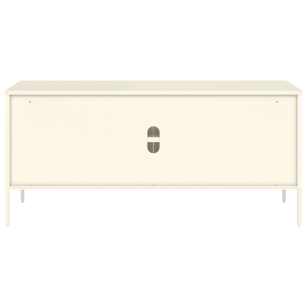 Mobile TV in metallo 120cm bianco TOM