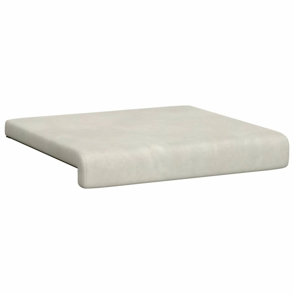 Cuscino per panchina 4 pcs Velluto Crema Profondità 35 cm 42043106