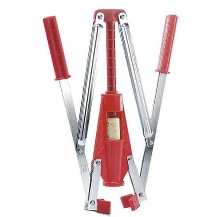 TAPPATRICE A DUE LEVE PER TAPPI IN SUGHERO Ø max 26 mm - RIGAMONTI