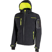 GIUBBOTTO SOFT SHELL SPACE UPOWER  BLACK CARBON XXL