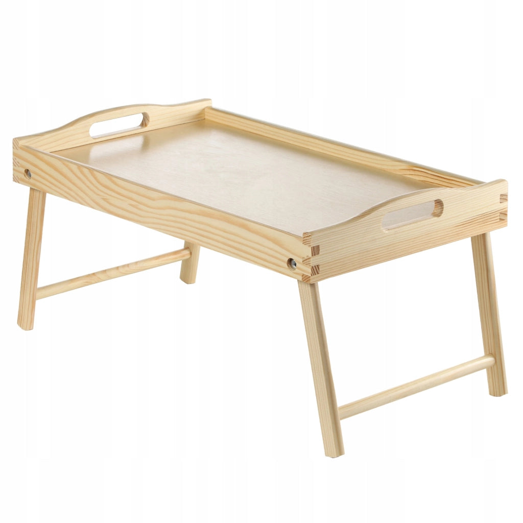 Tavolino da colazione pieghevole in legno KADAX per laptop da letto, vassoio regalo